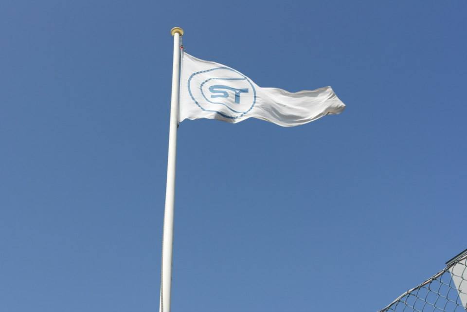 Flagstang med flag